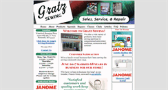 Desktop Screenshot of gratzsewing.com